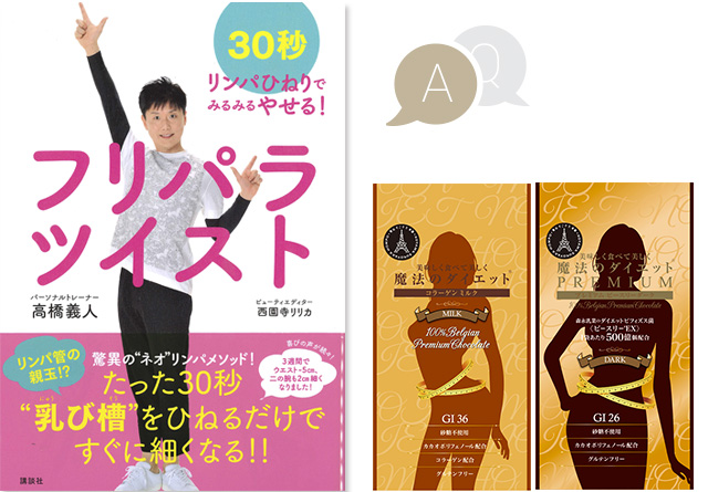 魔法のダイエットが「フリパラツイスト 30秒リンパひねりでみるみるやせる!」 に掲載されました!