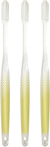 「奇跡の歯ブラシ」イエロー3本セット